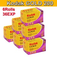 6Rolls KODAK GOLD 200 Color Negative Film 135 35mm Film For M35 / M38 / Ultra F9 Camera 36 Exposures C-41 ProcessMVP CAMERA