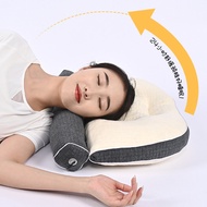 S/💎Thailand Latex Pillow Yellow Gold Health Pillow Cervical Pillow Latex Sleep Memory Pillow Inflatable Hot Compress Cer