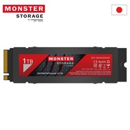 Monster Storage MS950G75PCIe4HS-01TB | NVMe™ SSD | PS5 SSD | with Heatsink |