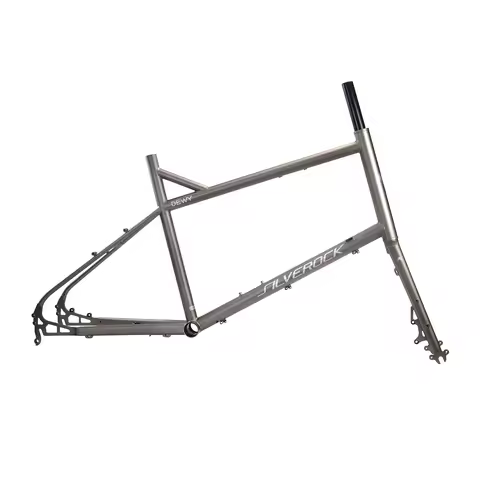 SILVEROCK DEWY Chrome Frame Fork 451 20" 1 1/8" Gravel Minivelo Disc Caliper Urban Adult Classic Tou