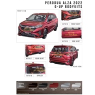 Perodua Alza 2022 2023 2024 Gear up GU bodykit body kit front rear skirt lip diffuser spoiler led lamp light roof top