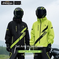 Baju Hujan Kalis Air Baju Hujan Motosikal Baju Hujan Dua Keping Baju Hujan Seluar Hujan Set Baju Huj
