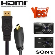 Type D hdmi Cable For Sony A 5000 A5100 A6000 A6300 A6400 15m - 3m Quality