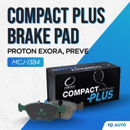 COMPACT PLUS BRAKE PAD MCJ 1384 - PROTON EXORA, PREVE