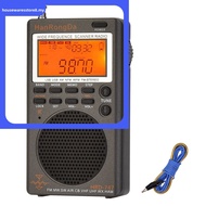 [Clearance Sale]HRD-747 SSB Shortwave Radio  for FM  with Clock and 9.7ft Wire