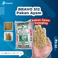 PTR Pakan Ayam Pedaging Masa Akhir / BRAVO 512 Reapack 20kg / Makanan
