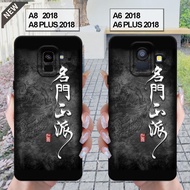 Samsung A6 2018 Case | A6 PLUS 2018 - Samsung A8 2018 | A8 PLUS 2018 _Clear black silicone casing