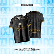 Jersey P 3 RS 1 B CHAMPIONS BLACK | Custom Name Number | Premium Dry Fit Football Suit Football Jers