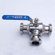 MAODOXIANG Valve SMS Thread 3 way Ball Valve Stainless Steel SS304 Three Way Ball Valve (Specificati