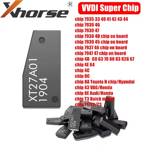 Xhorse VVDI Super Chip XT27A01 XT27A66 Transponder for ID46/40/43/4D/8C/8A/T3/47 for VVDI2 VVDI Mini