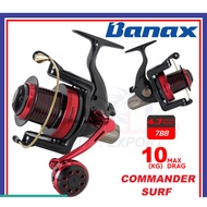 10kg Maxdrag Banax Commander Surf 5000C Fishing Reel Surf Reel Pantai Spinning Fishing Reels