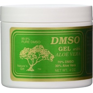 DMSO Gel & Cream with Aloe Vera, 4 Ounce Skin Moisturizer for Adults DMSO 70%