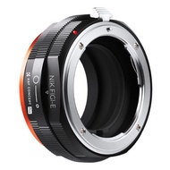 K&F Concept Lens Adapter for Nikon G/F/AI/AIS/D/AF-S Mount Lens to Sony Alpha E NEX Mount Camera α30