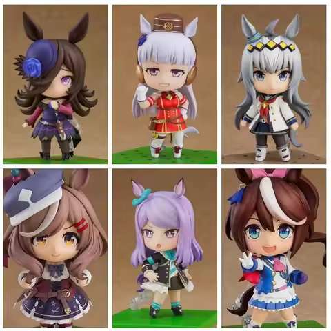 Cartoon Nendoroid Series Uma Musume Pretty Derby Anime Character Action Figures Desktop Fun Ornament
