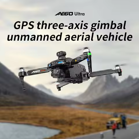 AE60 Drone Three-axis Gimbal EIS Stabilisation GPS Aerial Drone with Screen OAS 4K HD Camera Obstacl