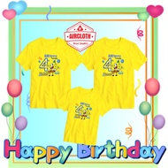 /Family Birthday T-Shirt/Family Birthday T-Shirt/Family Couple T-Shirt/Free Change Name/Spongebob