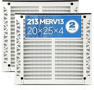 20x25x4 Furnace Filter MERV 13 (2-Pack) for Air Purifiers Model 1210, 1620, 2120, 2200, 2210, 2216, 