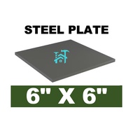 STEEL PLATE BASE PLATE THICK 6 X 6 INCHES