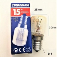 Tungsram E14 15watt 240v Freezer / salt bulb