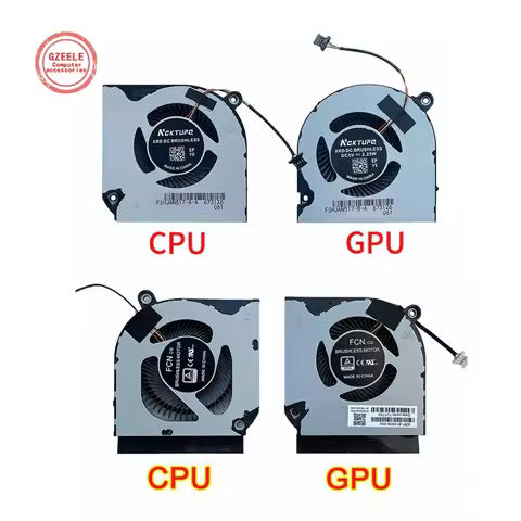 CPU GPU Cooler Cooling Fans for Acer Predator Helios 300 PH317-53 PH315-52 AN515-55 AN515-56 AN515-5