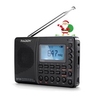 Raddy RF30 Portable Digital AM/FM/SW Radio， Digital Tuner Rechargeable Shortwave Radio， Support Blue