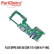 FLEX OPPO A95 5G CON T/C+CON H/F+MIC