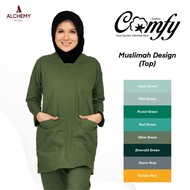 (SHIRT ONLY) Muslimah Scrub Suit COMFY COTTON - ALCHEMY APPAREL