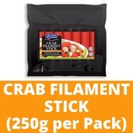 Fusipim Crab Filament Stick (250g per Pack) 螃蟹柳 Filamen Rasa Kepiting Sung Tao Seafood Supply