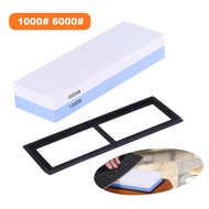 [LIS1] 1000/6000 Grit Sharpening Stone Double-sided Grindstone for Outdoor Kitchen Cutter Sharpener 