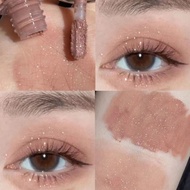 Low saturation liquid eye shadow glitter brightening matte gray pink fine glitter m低饱和度液体眼影亮晶晶闪粉提亮哑光