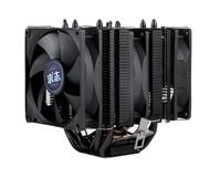 ซิ้งค์พัดลม BLACK CPU 6ท่อrgbของใหม่เย็นเงียบไฟสวยIntel1200/1700/ 2011/X79/X99/775/115x/AM4 AM3+ AM2