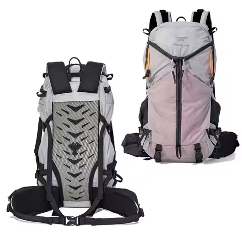 23L Lightweight Waterproof Trekking Backpack with Optional Rain Cover Anti-Tear Nylon Hiking Backpac