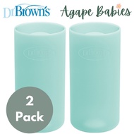 DRB-BA-AC206 [Bundle Of 2] Dr Brown's 8 Oz/250 Ml Narrow Glass Bottle Sleeve - Mint