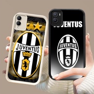 DK-68 JUVENTUS Silicone Casing black and white for VIVO IQOO Z9 Y28 Z10 Y35 Y17S Y56 Y16 Y02S Z9X 20