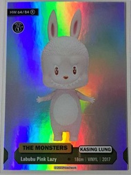 HOW2WORK - HOW2WORK THE MONSTERS SERIES 1 KASING LUNG HW 64/84 Labubu Pink Lazy R卡 集換式卡牌