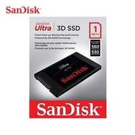 SanDisk Ultra 3D SSD 2.5吋 SATAIII 固態硬碟 1TB(SD-SSDUT-1TB)