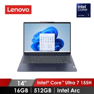 (展示品) 聯想 Lenovo IdeaPad Slim 5 AI筆電 14" (Intel Core Ultra 7 155H/16GB/512GB/Intel Arc/W11) 藍 IPS5/83DA001WTW