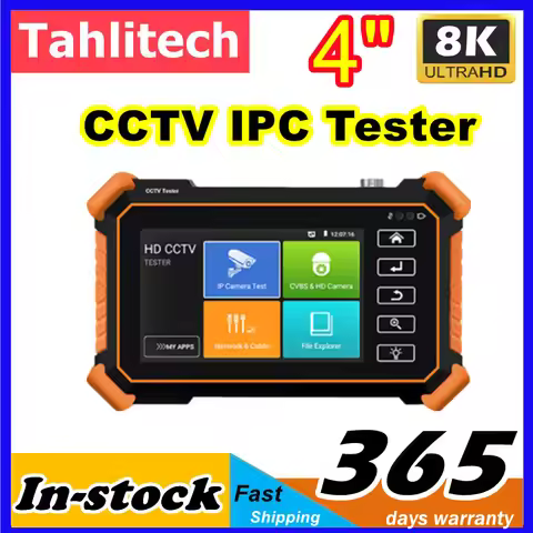 8K CCTV IPC Tester IPC1910 8MP AHD CVI TVI IP Camera Tester CCTV Tester Monitor UTP Cable Tester PTZ