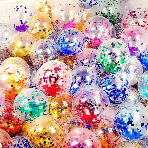 Wedding Party Supplies Balloons Baby Shower Valentine's Day Birthday Ramadan Decoration Pink Happy A