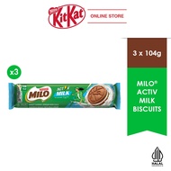 NESTLE MILO Milk Biscuit (104g) Bundle of 3/6/12