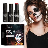 Halloween Face Paint Stick Body Crayon Makeup Clown White Cream Blendable Stick for Fancy Ball Parti