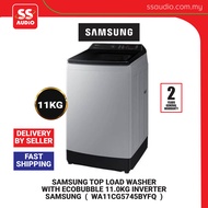 【 DELIVERY BY SELLER 】SAMSUNG 11KG INVERTER WASHING MACHINE with Ecobubble™ WA11CG5745BYFQ