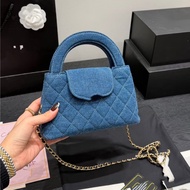 23K KELLY Handbag Genuine Leather Diamond Chain Bag with Box CH888888-20251207