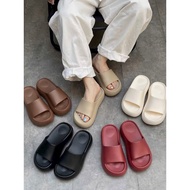 Ulzzang cross-strap sandals with light, comfortable sole, eva molded sandals