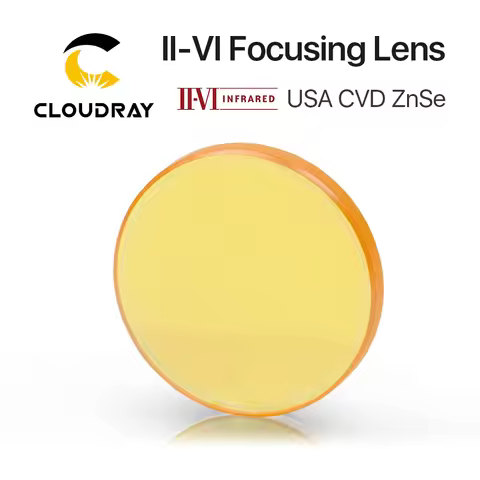 Cloudray II-VI ZnSe USA CVD Focus Lens DIa. 19.05mm 20mm FL 50.8-101.6mm 2-4" for CO2 Laser Engravin