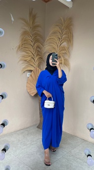 Gamis Kaftan / Kaftan Crincle Airflow / baju gamis model sekarang 2023