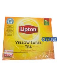 {泰菲印越} 印尼 立頓 LIPTON YELLOW LABEL TEA  黃標 紅茶包 100入 