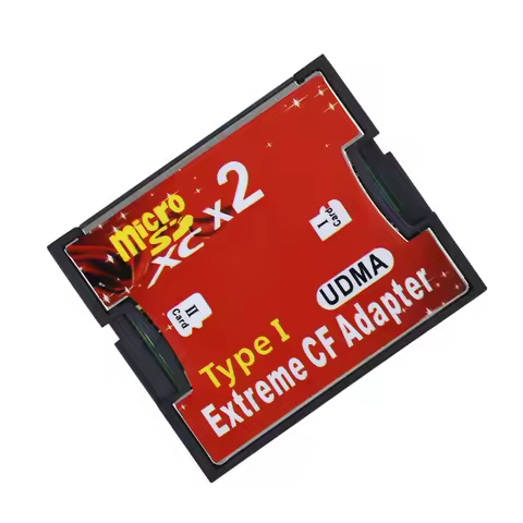 Dual Micro SD TF To CF Adapter Memory Card Reader SDHC SDXC Type I To Compact Flash Memory Card Read