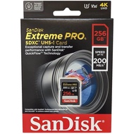 SanDisk Extreme PRO V30 U3 C10 UHS-I SDXC 記憶卡 256GB [R:200 W:140]