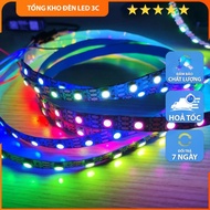 Full Color LED Set 2m, LED Flash According To Music WS2812B IP30 Adjust Personal Effect - T.KHO LED 